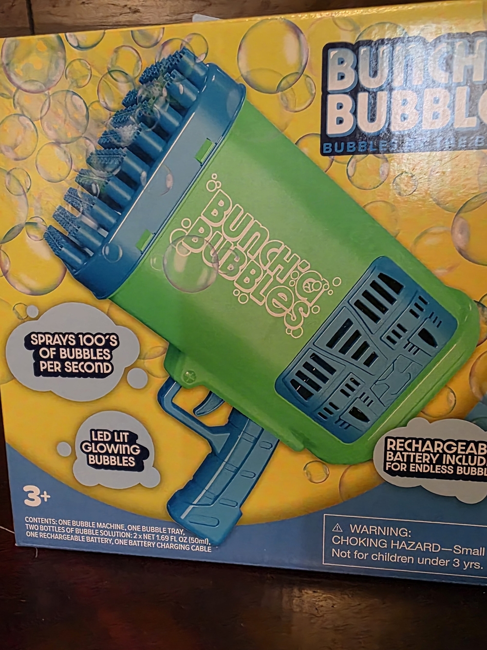 Bunch O' Bubbles Green & Blue Bubble Blaster